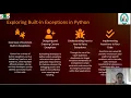 Unit 2 - Errors and Exceptions in Python Mrs M Viveka SNS Institutions