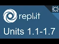 Units 1 1 - 1 7 Input Output CodingBytes Python REPL it speedrun