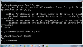 Lecture 9 printf method in Java - Part 1