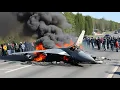 Download Lagu Eerste beelden van F-16 Dogfight over Kursk! Oekraïense piloten schieten 3 Russische MiG-29's neer