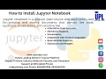 How to Install JUPYTER NOTEBOOK and Run hello world program