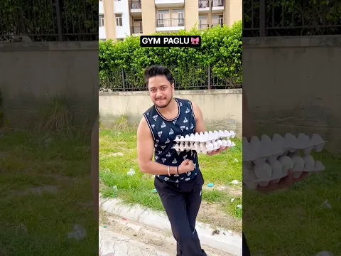 Gym paglu 🎀 #comedy #theshivam #funnyvideo #gymlover