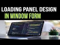 How to Create Modern Splash Screen with Circular Bar using C Visual Studio Tutorials