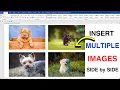 How to Insert Multiple Images in MS Word