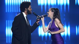 Andrea Guasch y Famous imitan a Ariana Grande y The Weeknd en 'Save your tears' - Tu Cara Me Suena