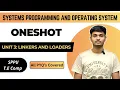 SPOS Unit 3 Linkers and Loaders SPPU T E Computer ONESHOT
