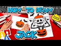 How To Draw Jack Skellington Popping Out Of A Pumpkin