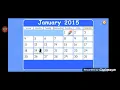 Starfall calendar for January 29th 2015
