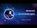 8 Modifier Java Interview Series Educon Community