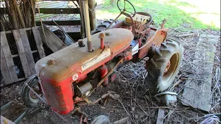 74 year old vintage tractor left in a barn for 20 years Will it start