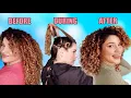 HOW TO CUT A SHORT CURLY BOB AT HOME tips from a hairstylist