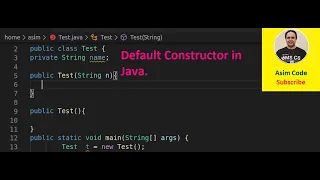 Default Constructor in Java