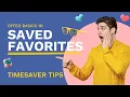 OFFEO Tutorial Basics 16 Saved Favorites