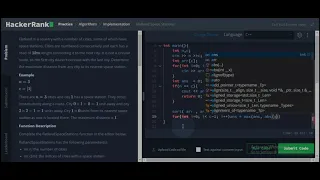 Flatland space station Hackerrank Problem solution in c