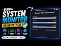 Python GUI Modern System Monitor Tutorial