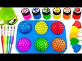 Satisfying Video l DIY How To Make Rainbow Fruit Slime \u0026 Sprunki Candy Mixing with ASMR Sounds