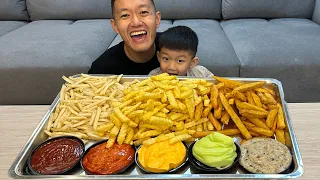 吃超美味炸薯條！Eat super delicious French fries!