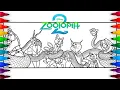 Lagu DISNEY Zootopia 2 Coloring Pages / How to Color all Characters Zootopia 2 / NCS Music