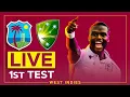 Download Lagu 🔴 LIVE | West Indies v Australia | 1st Test - Day 1