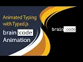 JavaScript Typing Animation Typed js