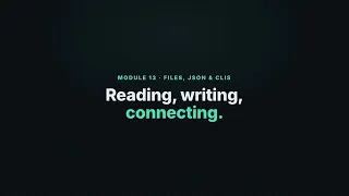 Python Files JSON and CLIs pathlib json and argparse