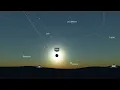 Total Solar Eclipse - August 12 Night Sky Animation