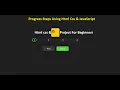 Progress Steps HTML CSS JavaScript Projects For Beginner LearningByU