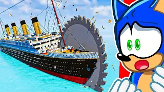 Reacting to GIANT SAW BLADES vs SHIPS!? (Teardown)