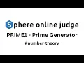 PRIME1 - Prime Generator SPOJ problem solution Algorithm Explanation C code Segmented Sieve