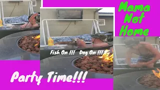 party time mama not home fishing hot dog lunch plunge coldplunging hotdogs clearmind