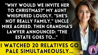Why would we invite HER to Christmas my aunt whispered Then grandma s will was read aloud