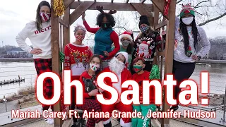 Download Oh Santa   Mariah Carey Ft  Ariana Grande, Jennifer Hudson | Dance Chakaboom Fitness Choreography MP3