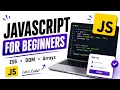 JavaScript for Beginners ES6 DOM Arrays Functions Form Validation