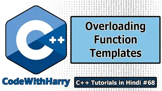 Member Function Templates Overloading Template Functions in C C Tutorials for Beginners