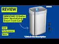NINESTARS 13 Gallon Smart Trash Can Review Odor Neutralizing Motion Sensor Trash Bin with UV
