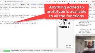 JavaScript Interview Mastery - your own Bind method