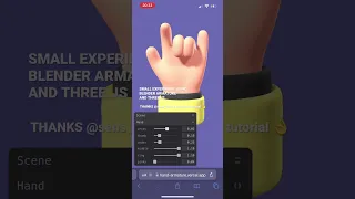 Hand Skeleton Animation with Blender and Three JS