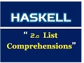 Haskell 2d List comprehensions
