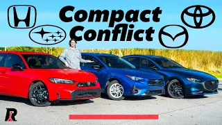 2025 Honda Civic vs Mazda3 vs Subaru Impreza vs Toyota Corolla Comparison Settling the Score