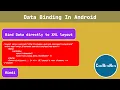 Data Binding in Android Tutorial in Hindi
