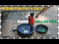 Premium Oil Drain Pan VS Cheap Oil Pan Which To Get