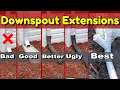 Downspout Drain Extensions How to Avoid Foundation Failure