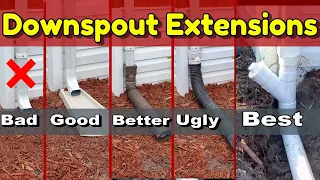 Downspout Drain Extensions How to Avoid Foundation Failure