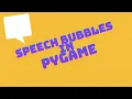 pygame tutorial - character speech bubbles