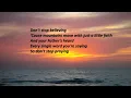 Don't stop praying - Matthew West