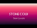 Download Lagu STONE COLD (LYRIC VIDEO) Demi Lovato