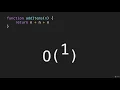 8 Big O O1 JavaScript