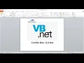 ComboBox ListBox in VB NET