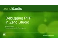 Debugging PHP in Zend Studio