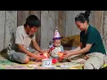 Download Lagu SU's luckiest thing: HUYEN took potatoes to sell, bought shoes, toys. Birthday cake for the baby